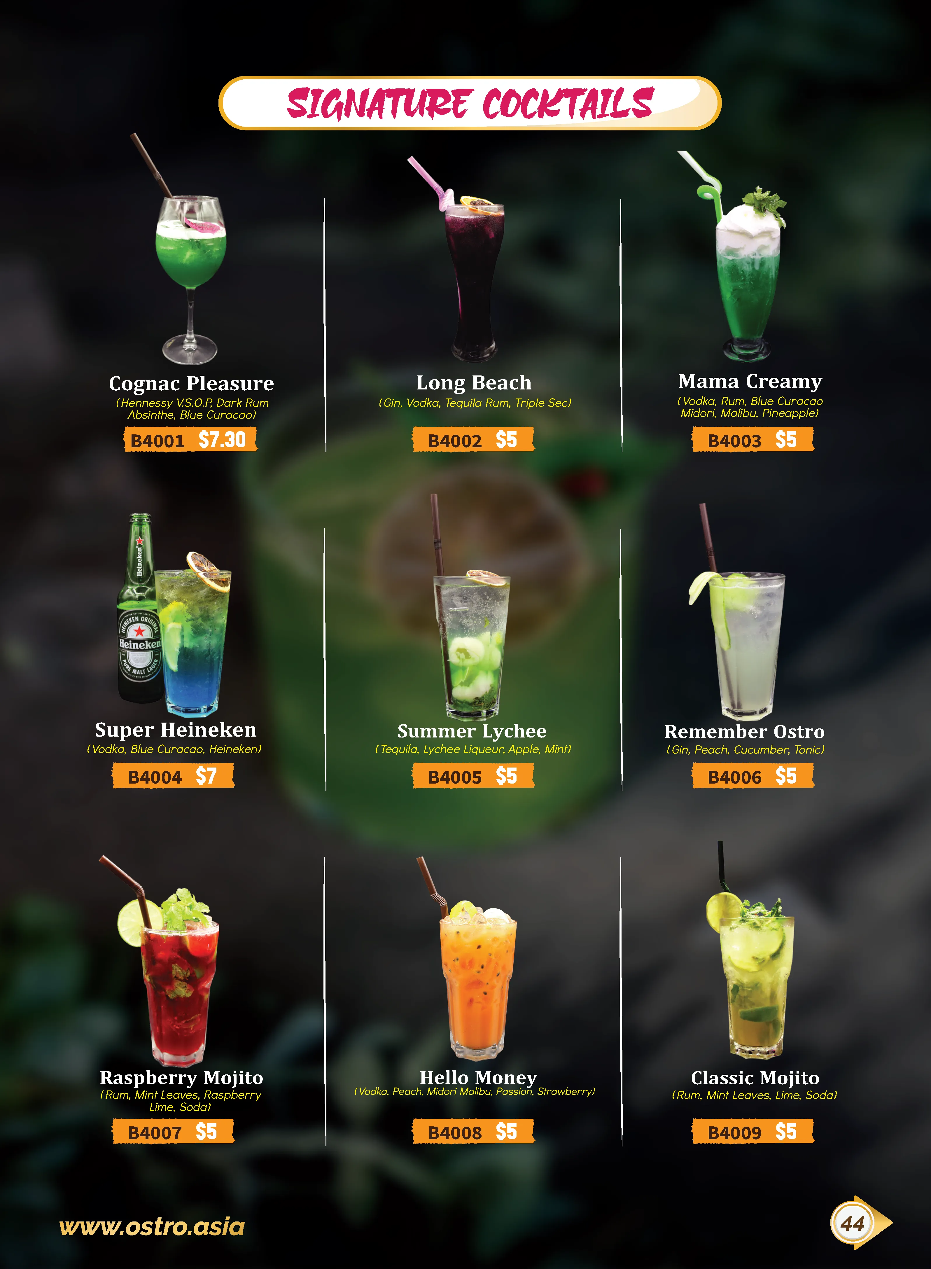Drinks Menu 13